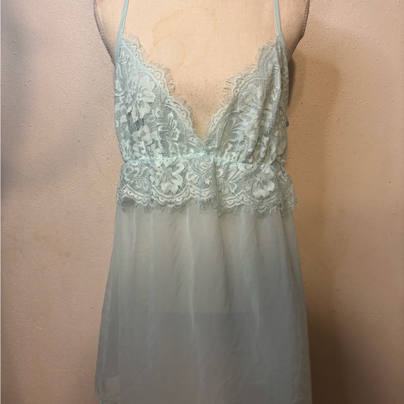 Flora Nikrooz Blue Lace Chemise